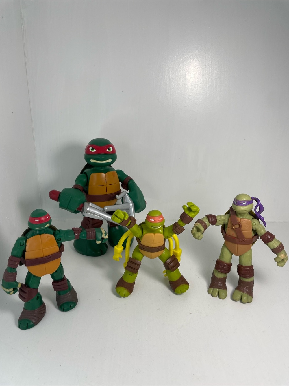 2012 to 2014 TMNT Teenage Mutant Ninja Turtles set of 4